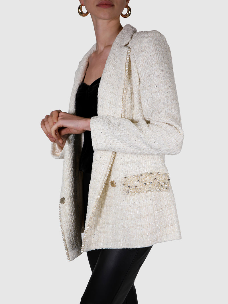 Elisabetta Franchi Pearl Blazer