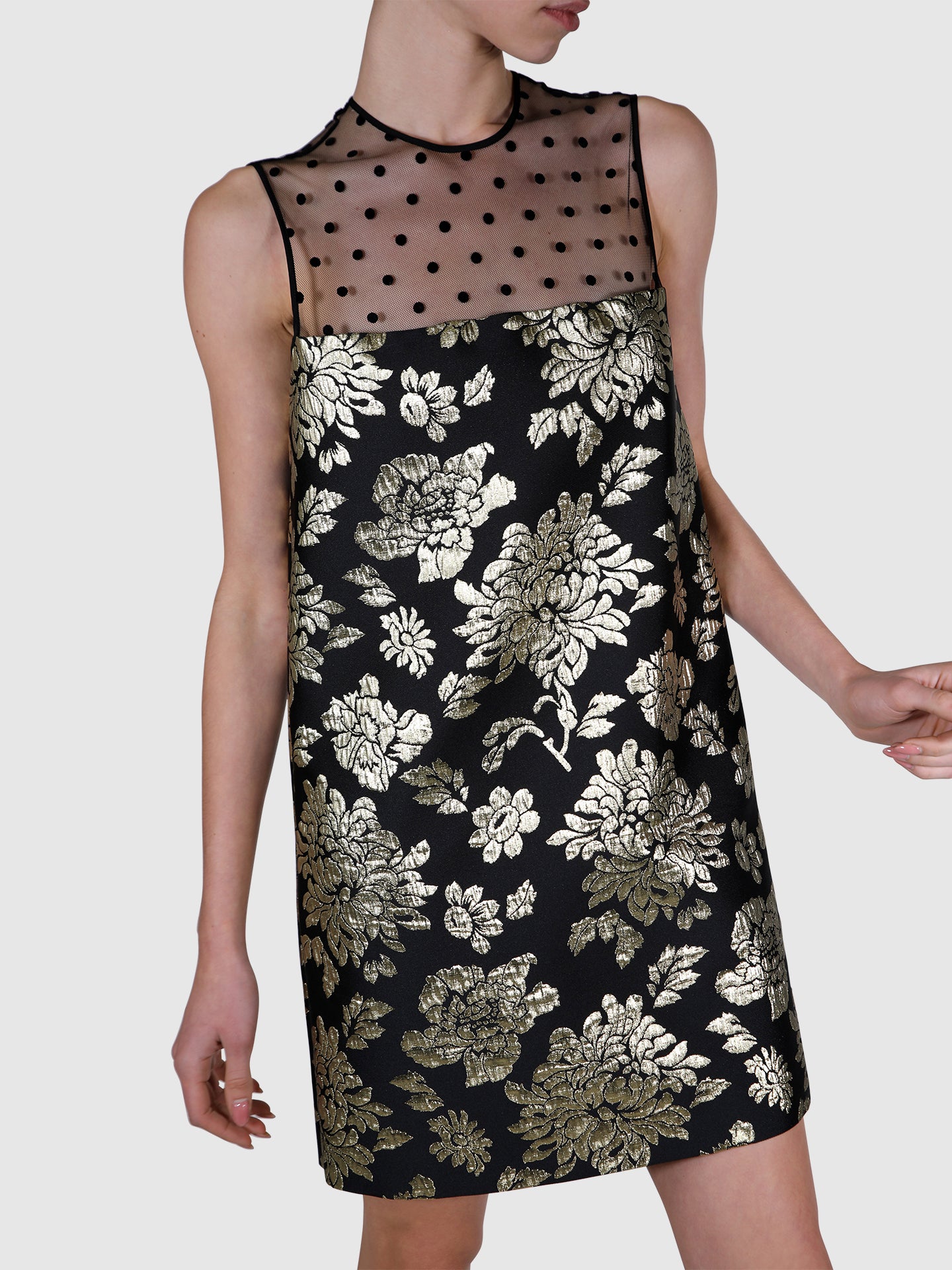 Ungaro Black/Gold Dress