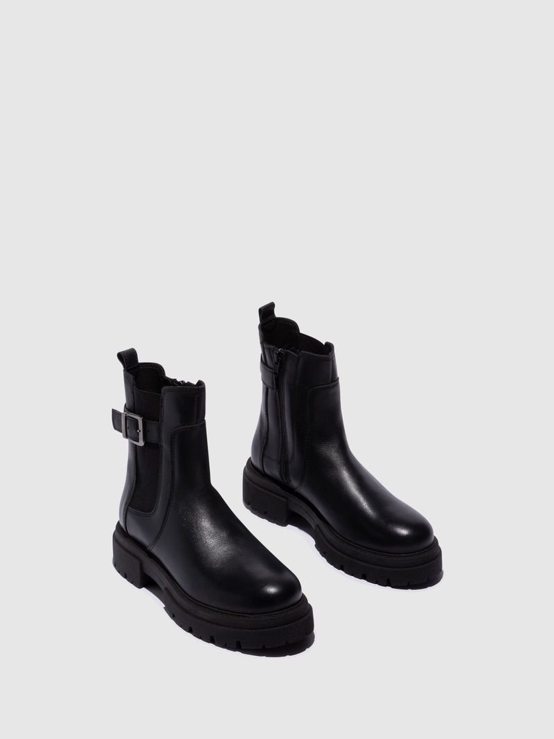 Foreva Black Chelsea Ankle Boots