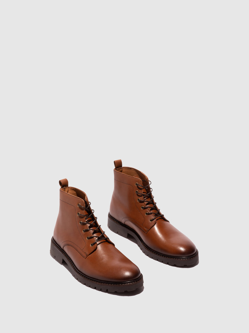 Foreva Brown Lace-up Boots