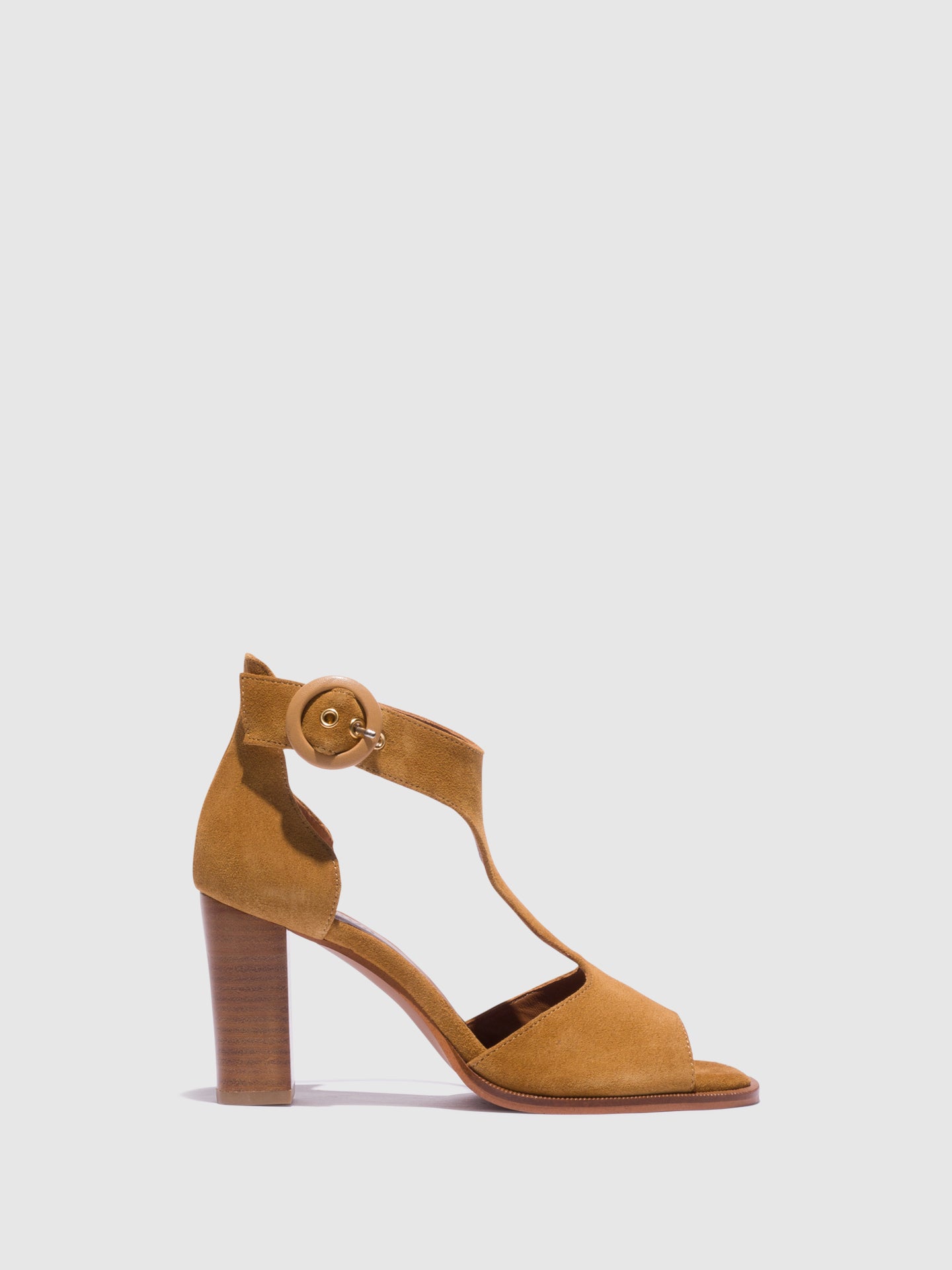 Foreva Brown Ankle Strap Sandals