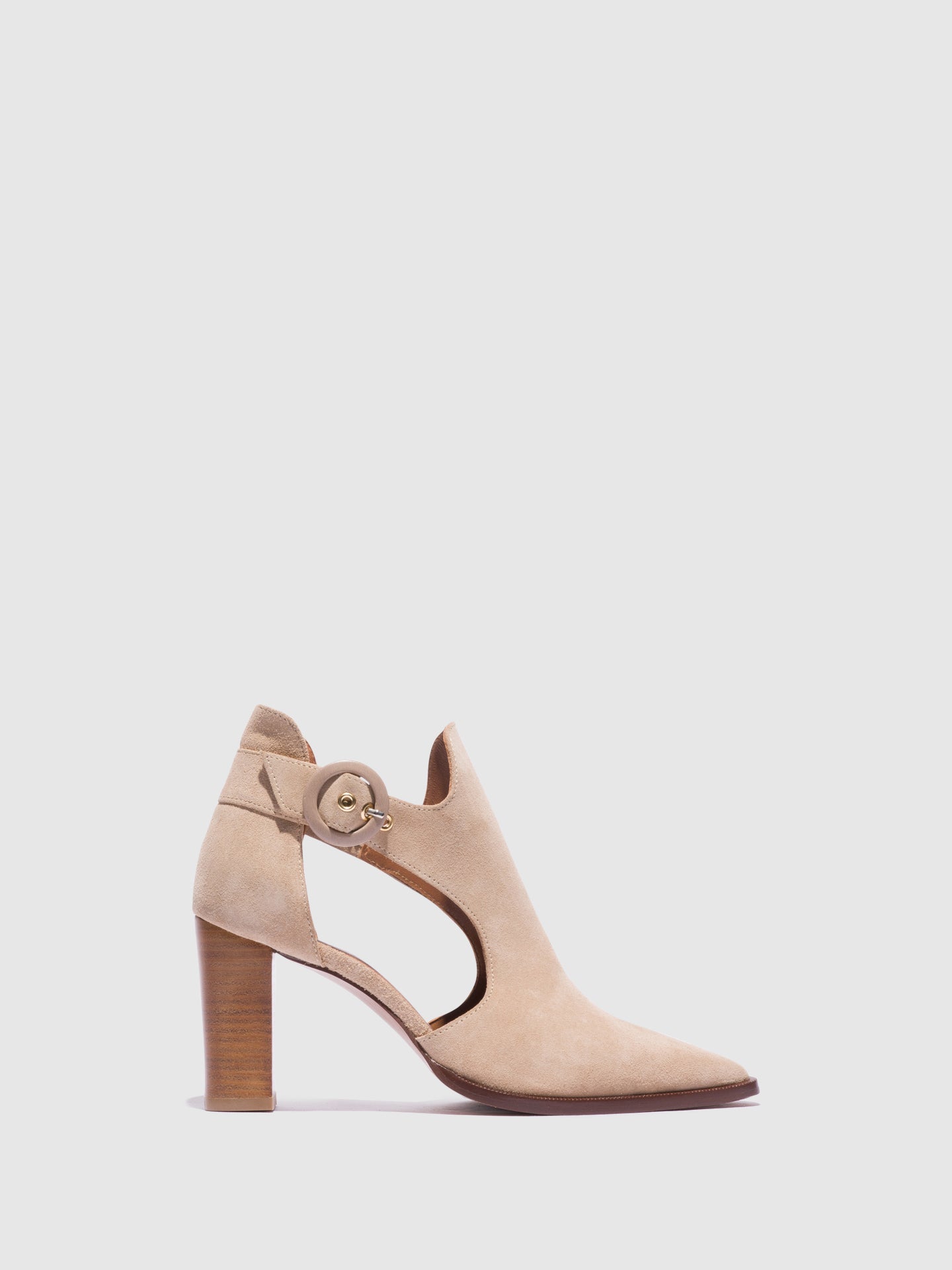 Foreva Taupe Buckle Sandals
