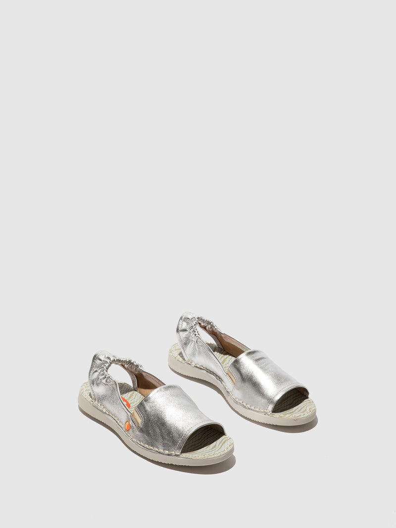 Softinos Sling-Back Sandals TEE430SOF SILVER