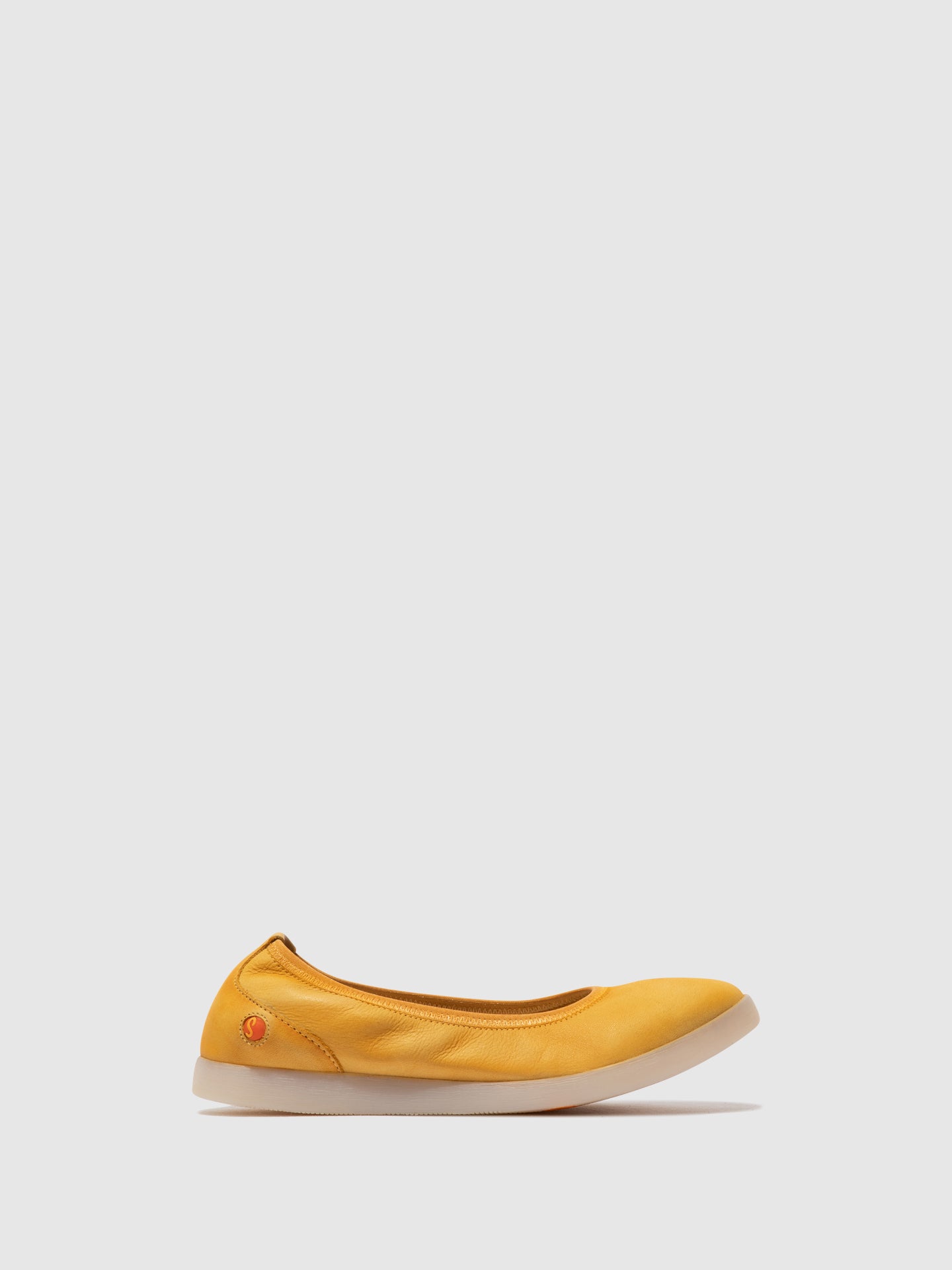 Softinos Elasticated Ballerinas LETI646SOF YELLOW