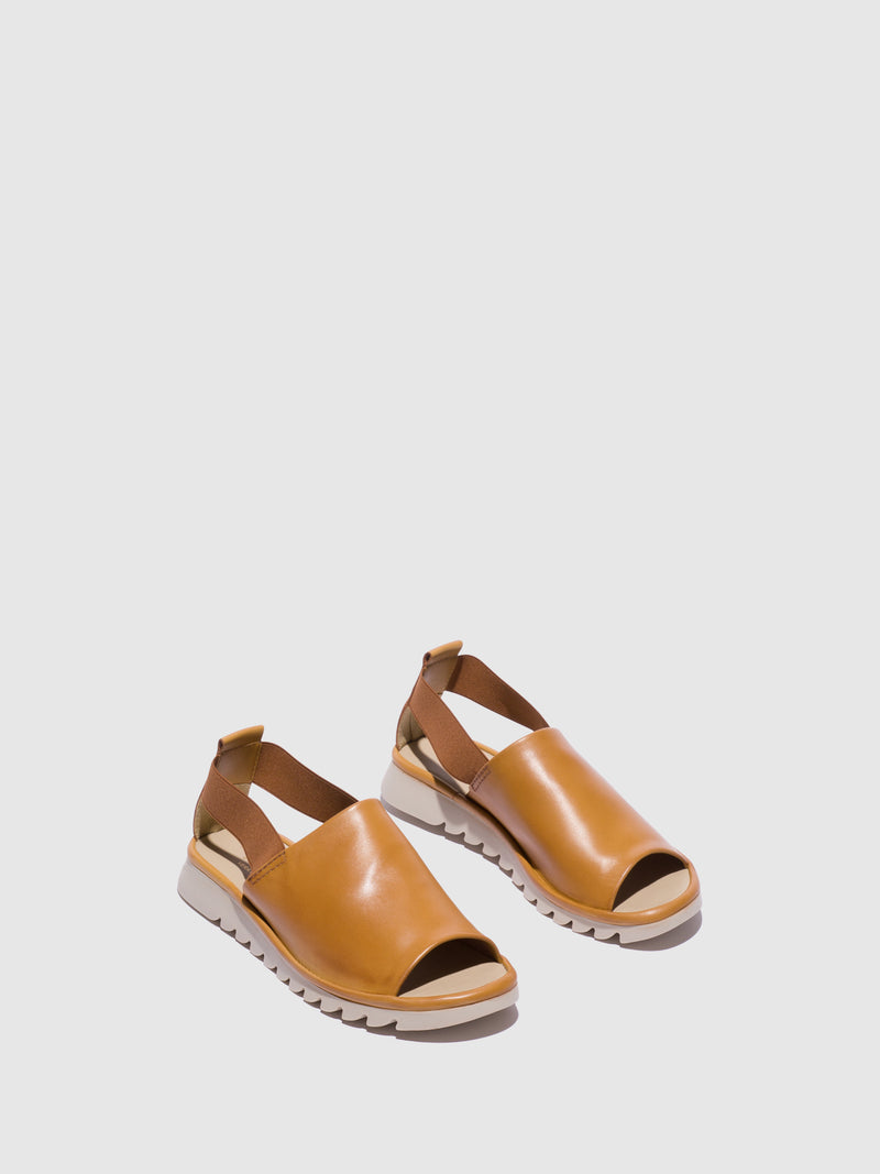 The Flexx Camel Open Toe Sandals