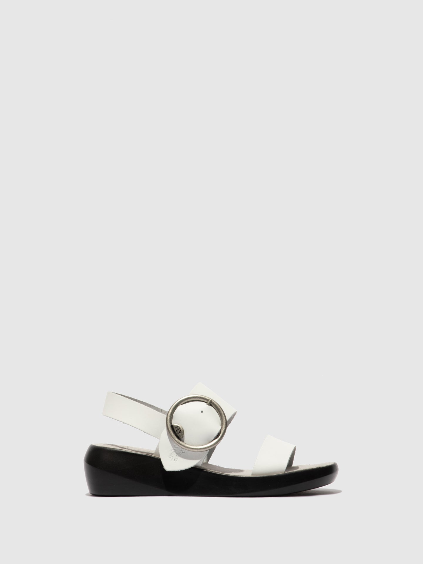 Fly London Buckle Sandals BANI739FLY BROOKLYN OFFWHITE