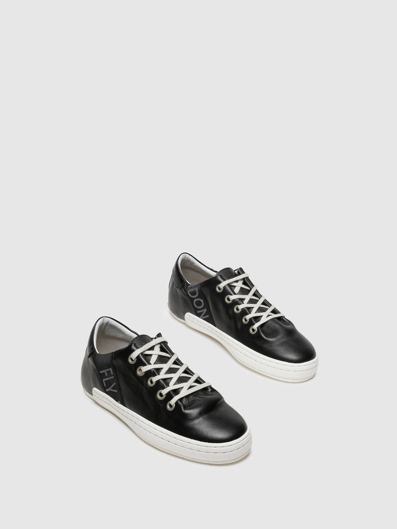 Fly London Black Lace-up Trainers