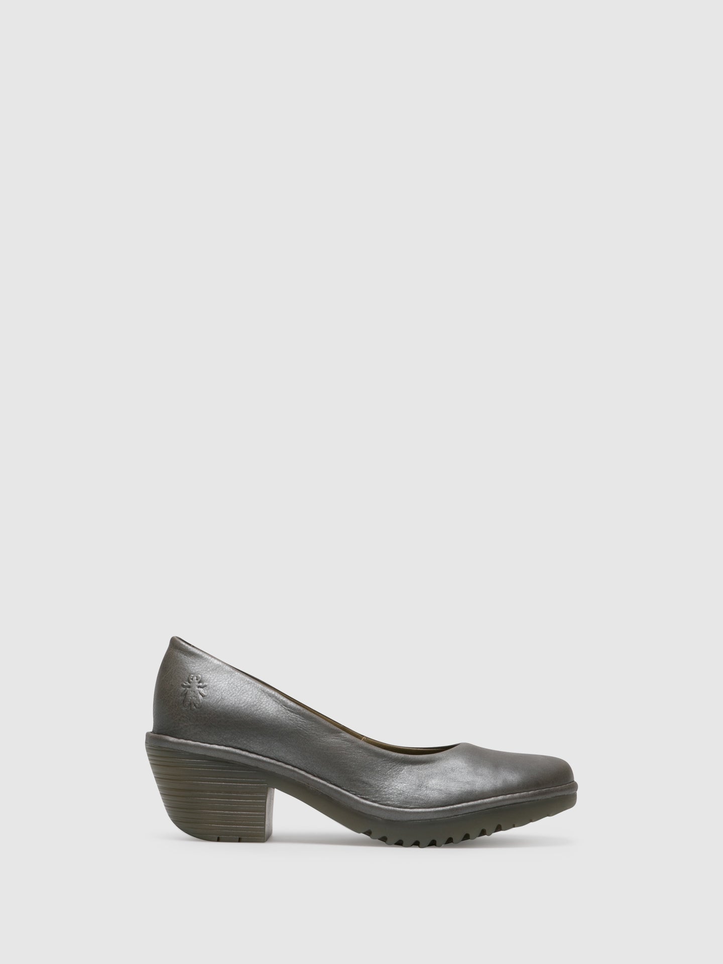 Fly London Gray Round Toe Shoes