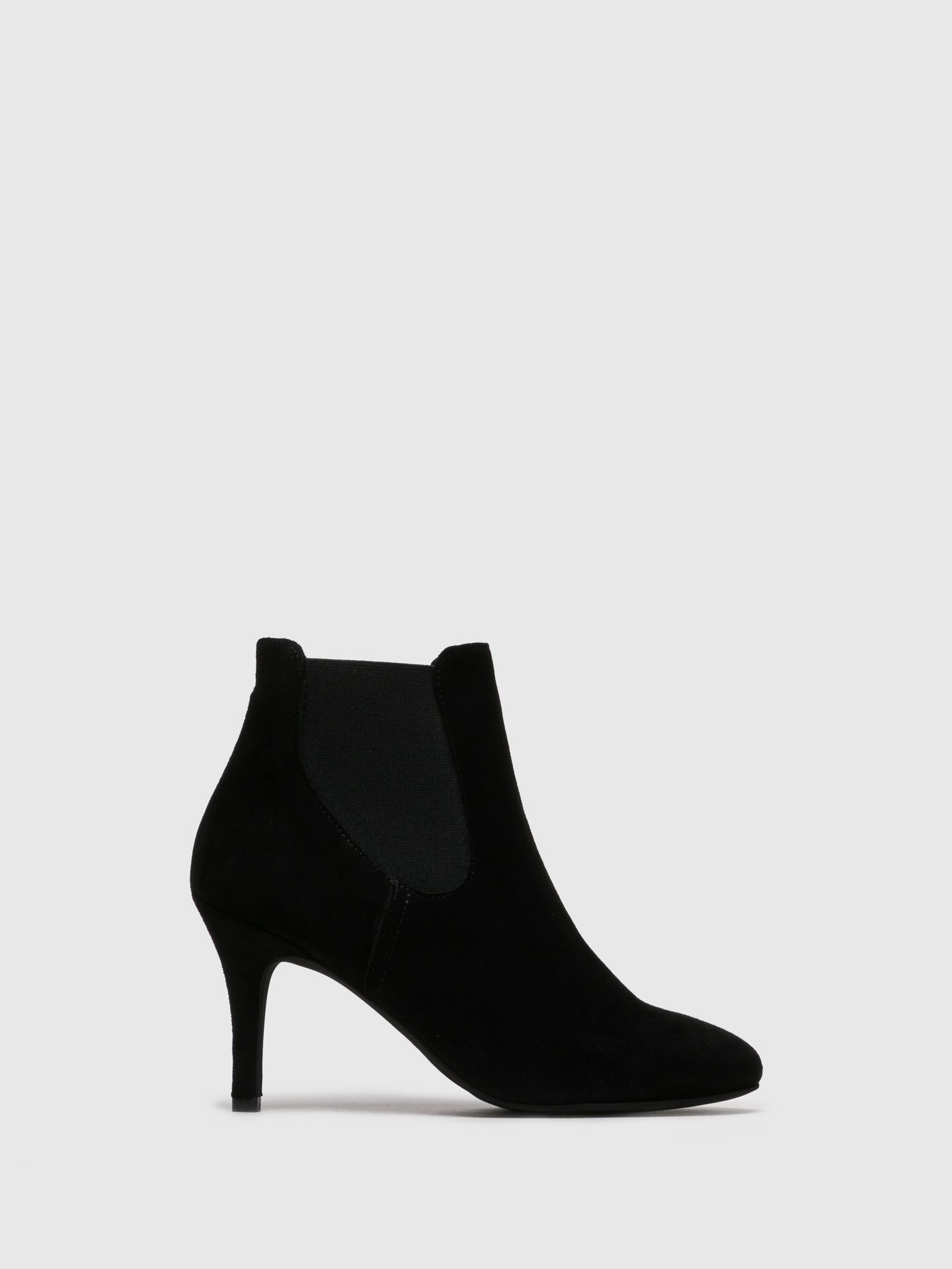 Foreva Black Elasticated Ankle Boots