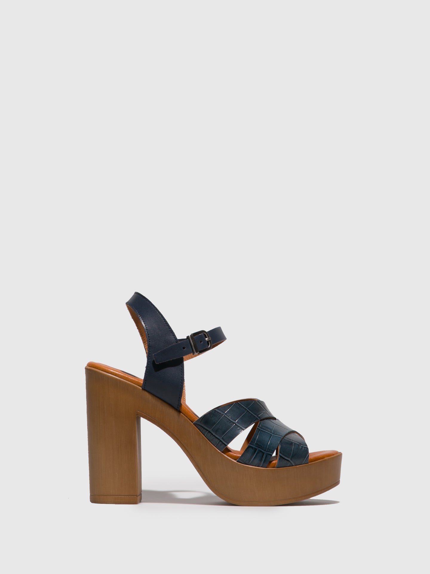 Foreva Navy Heel Sandals