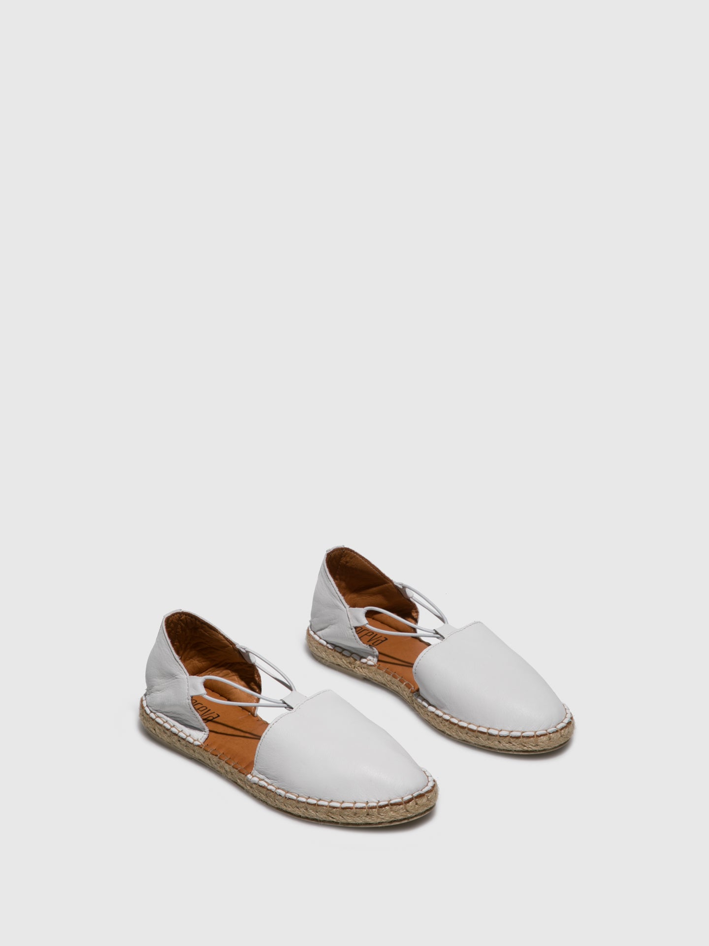 Foreva White Elasticated Espadrilles