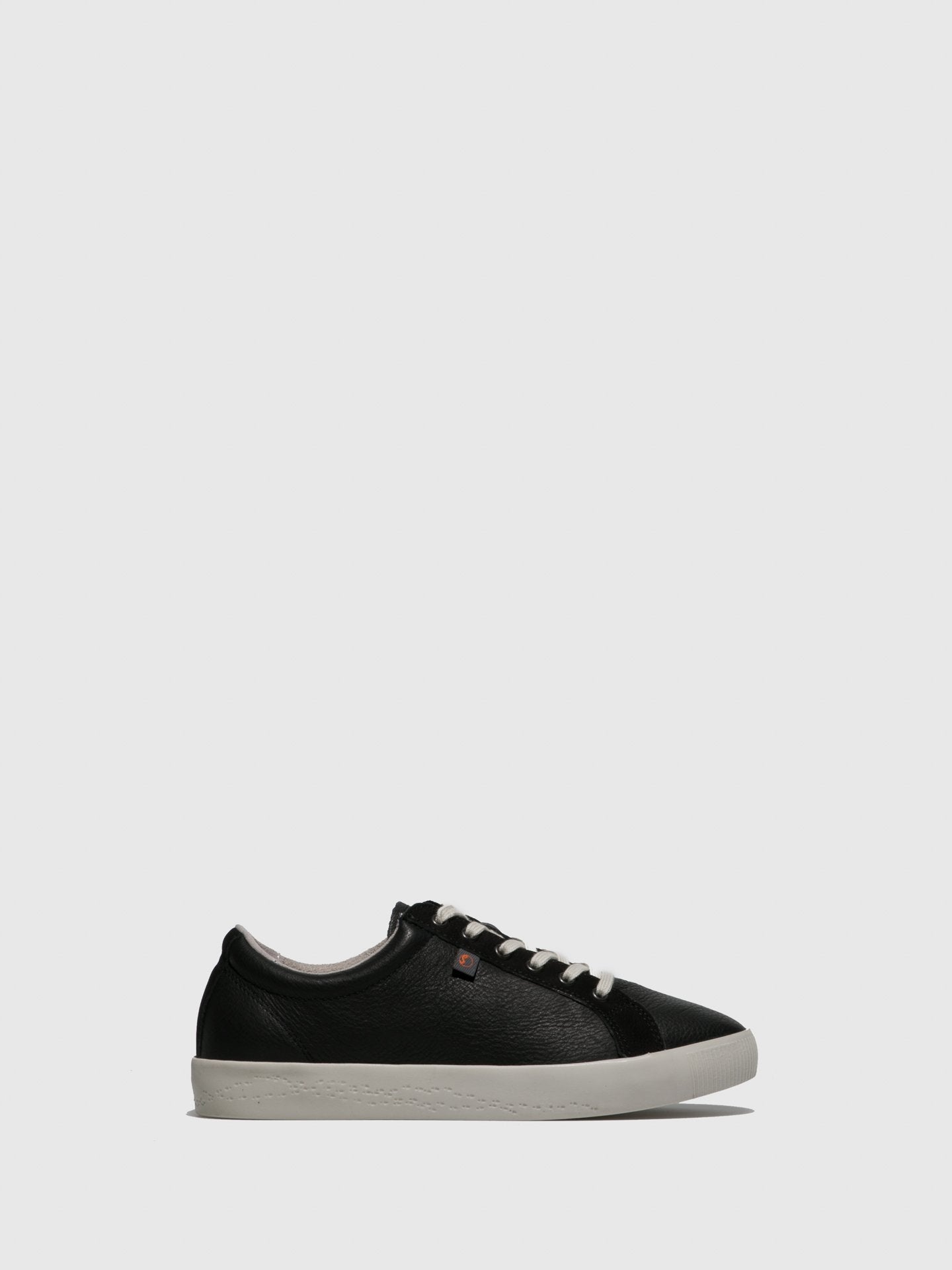 Softinos Lace-up Trainers SURY585SOF Black/Black