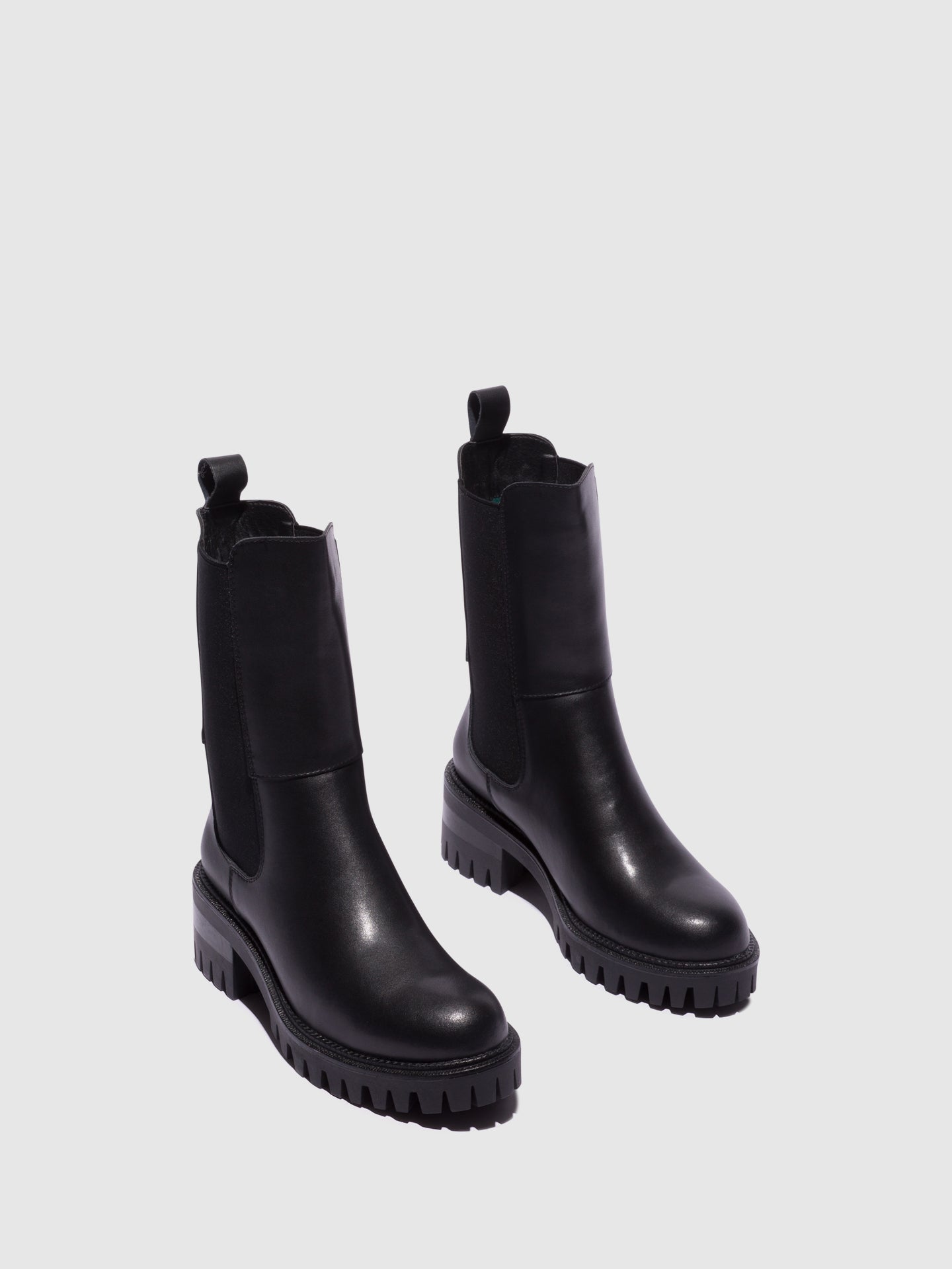 Top3 Black Elasticated Boots